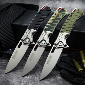 <span class=keywords><strong>Couteau</strong></span> à lame pliante portable OEM personnalisable avec manche en acier inoxydable G10 pour la pêche, la randonnée et le camping <span class=keywords><strong>Couteau</strong></span> de poche EDC - Product Image 1