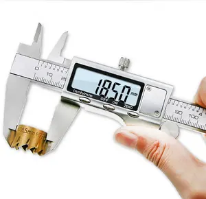 Kaliper Vernier Caliper Elektronik, Alat Tampilan Digital Logam Tahan Karat 0-150Mm