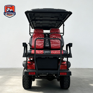 Carrito de Golf de 5-6 Pasajeros, Personalizado de Alta Gama, Neumáticos Todoterreno, Audio, Estribos Laterales, Asientos de Lujo, Uso en Resorts, Campo de Golf, 72V CE, Asientos de Lujo Pro - Product Image 2