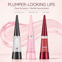 Huile à lèvres repulpante hydratante, soin des lèvres non collant, brillance intense, acide hyaluronique, marque privée OEM ODM