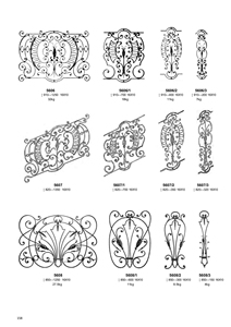 Pièces de rechange en <span class=keywords><strong>fer</strong></span> <span class=keywords><strong>forgé</strong></span> Éléments de garde-corps forgés à chaud Panneaux d'art Décor Panneau de décoration en volute en <span class=keywords><strong>fer</strong></span> <span class=keywords><strong>forgé</strong></span> - Product Image 5