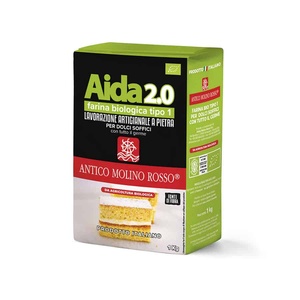 Harina de Trigo Italiana Tipo 1 Antico Mulino Rosso Aida 2.0, 1 Kg, Molienda Artesanal a la Piedra con Germen Integral para Pasteles Suaves - Product Image 1