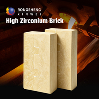 Nouvelle Arrivée Briques Réfractaires en Zirconium Vente Directe Usine Brique à Haute Teneur en Zircone pour Mur de Piscine en Verre
