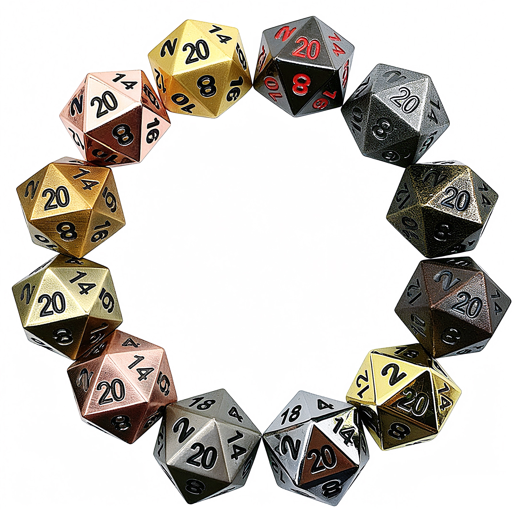D20 de color personalizado