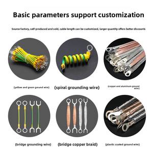 Kit de Cable de Tierra para Equipos Solares Fotovoltaicos: Cable de Cobre Desnudo para Bandeja de Cables, Conexión de Panel Eléctrico (Verde-Amarillo, RoHS/CE) - Product Image 2