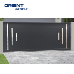 Portails principaux en acier pour jardins <span class=keywords><strong>et</strong></span> maisons modernes, nouvelles portes décoratives en métal, <span class=keywords><strong>portail</strong></span> <span class=keywords><strong>coulissant</strong></span> en aluminium <span class=keywords><strong>et</strong></span> en fer forgé - Product Image 4