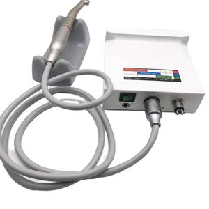 Nuovo arrivo attrezzatura dentale cicala Micro motore elettrico + 1:1/1:5 ottica fibra contrangolo manubrio dentale - Product Image 4