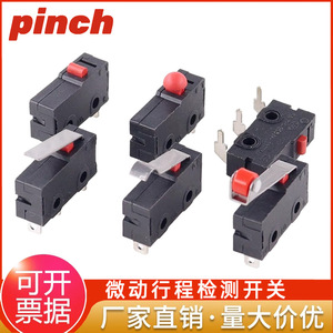 Interruptor de Límite Pinch Kw12 de 3 Pines SPST, Microinterruptor Industrial de Plástico con Botón de Reinicio - Product Image 5