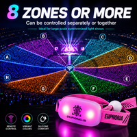 Bracelet LED Sincen pour événements personnalisés, marketing, concerts, effets visuels, interaction avec le public, engagement du public, spectacle en stade