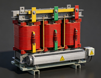 Transformateur de puissance sec personnalisé 66/11 kV, 1250/1600 kVA, triphasé, à bobine toroïdale, transformateur de distribution