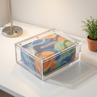 Boîte de protection en acrylique avec couvercle magnétique - Boîte de présentation anti-UV sur mesure pour Scarlet Violet & Elite Trainer Boxes