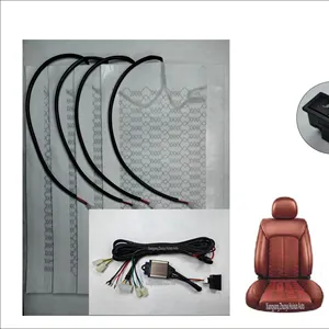 Car seat heating modification with three speed up and down buttons carbon fiber heating element