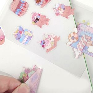 Autocollants Kawaii en gros, fournitures scolaires mignonnes, autocollants créatifs pour papeterie, autocollants colorés autocollants - Product Image 4