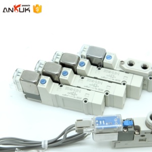 Électrovannes industrielles SY3120-5LZD-M5 SY3140-5LOU-Q avec le type rapide d'échappement pour des lignes de convoyeur - Product Image 5