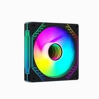 Ventilador de PC AntarcChill de 12 cm, Ventilador ARGB para Chasis de Computadora, Refrigeración Silenciosa para CPU, Accesorio para Caja de Computadora
