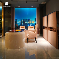 Meubles de bureau à domicile de style moderne italien de luxe, style tendance, salle d'étude, PDG, directeur général