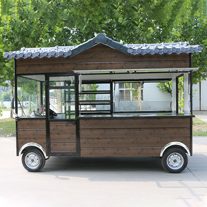 Chariot de restaurant électrique avec socle, 10 pouces, camion de restauration rapide, pour piles, Taco Pizza, bon marché, en chine - Product Image 4