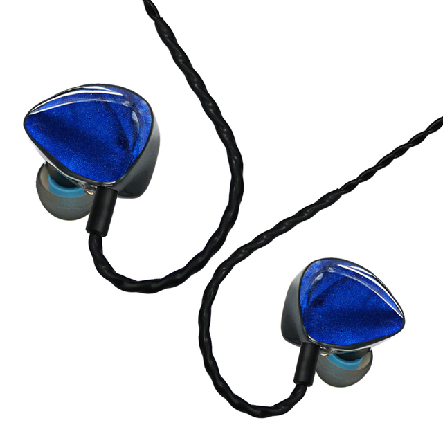 10MM 30 Ohm Paper Driver HIFI Resolution Earbuds In-Ear Monitor 2Pin0.78 Update OFC Replacement Cable for Jhaudio 64audio KZ CCA