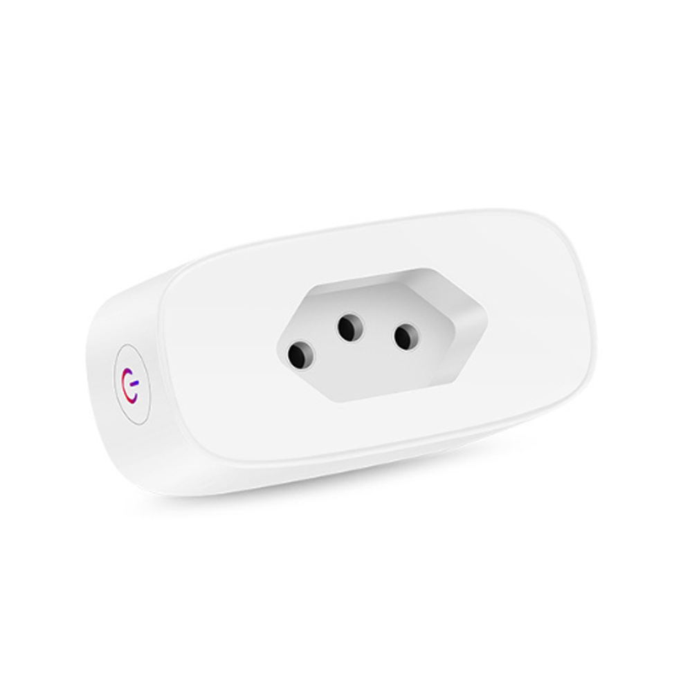 HONPNK 16A Brazilian Alexa Google Voice Control Timer Electric Energy Monitoring Smart Home Wi-fi Plug Smart Power Socket Plug