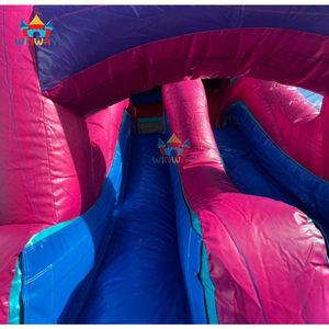 قلعة قفز كومبو تجارية من كلوريد البولي فينيل مع زحليقة قابلة للنفخ للفتيات الساحرة قابلة للنفخ مع زحليقة للإيجار - Product Image 5