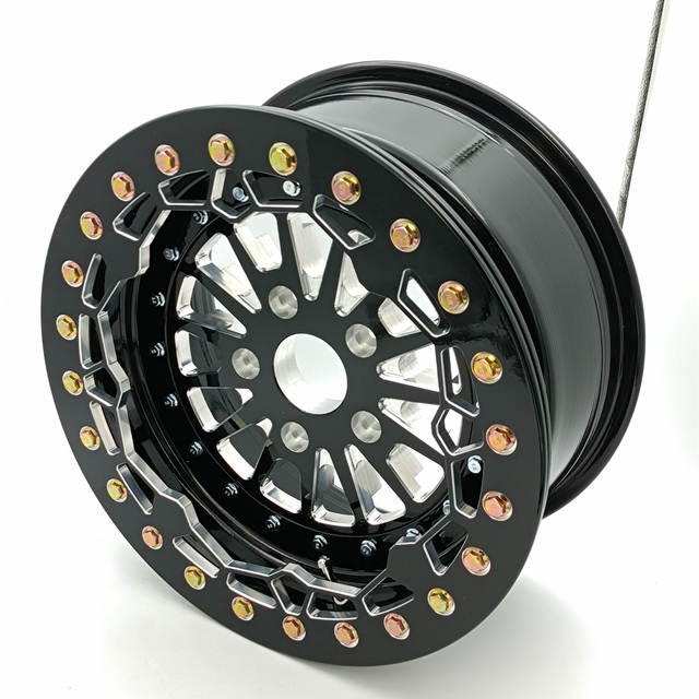 15x10 UTV Beadlock Wheels Rims 5+5 5/114.3 Fits 2022 2023 Polaris RZR Pro R and RZR Turbo R Models