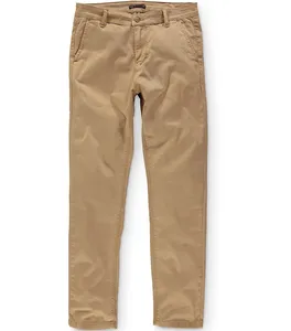 Quần Nam Kaki Cổ Điển Slim Fit Cotton Spandex Twill Chino