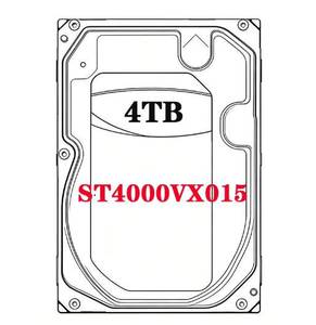 Disco Duro de Vigilancia SkyHawk ST4000VX015 de 4 TB, 3.5'', 5900 RPM, 64 MB, para Sistemas de Seguridad NVR/DVR, Tecnología 24/7 - Product Image 1