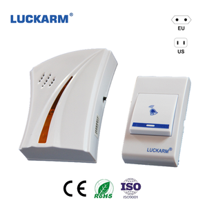 Bonne vente 32 Melody Wireless US EU UK Plug Sonnette de porte Installation facile Design moderne pour <span class=keywords><strong>maison</strong></span> ou appartement hôtel Gamme de 100M - Product Image 1