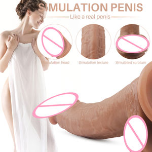 Ferngesteuertes Weiches Silikon-Gummi <span class=keywords><strong>Penis</strong></span> Sexspielzeug mit Starkem Saugnapf Vibrierende Dildos für Frauen Sexspielzeuge Dildo Masturbatoren - Product Image 6