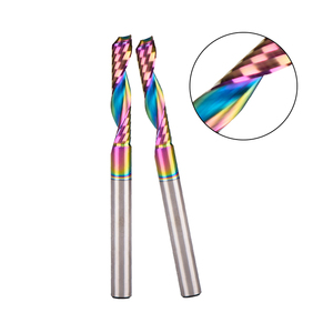 Fraises à bout en carbure à 3 dents pour machine-outil CNC, filetage M1.6-M16, fraises à fraiser pour aluminium et acier colorées, longueur totale de 50 mm, ODM/OEM - Product Image 4