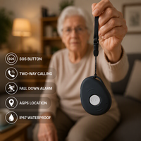 Bracelet de suivi GPS pour la sécurité personnelle, bouton d'alarme SOS pour les personnes âgées, outils d'aide aux personnes âgées, bouton d'alarme SOS, système d'appel d'urgence