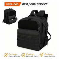 Sac à dos tactique à châssis interne avec compartiment pour ordinateur portable, port USB, résistant à l'eau, grande capacité 36-56L, fermeture éclair, idéal pour le sport