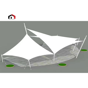 Chất lượng cao ngoài trời đúc sẵn pvdf/PVC Clare span giàn cấu trúc màng - Product Image 5