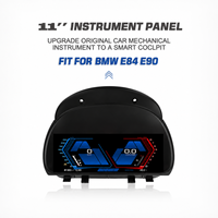 Pour Série 3 E90 E91 E92 E93 2005-2012 X3 E83 Tableau de bord numérique Cockpit virtuel Thème multi-interface Plug and Play Vente en gros
