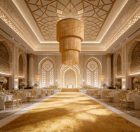 Décoration de mariage : Panneaux de rideaux en macramé, design ondulé, draperie de plafond, décoration de plafond en tissu de coton pour mariage