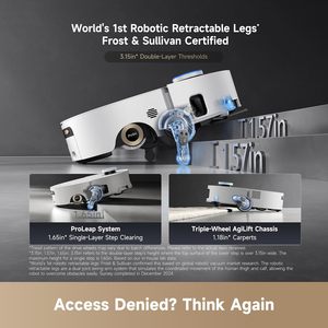 <span class=keywords><strong>Aspiradora</strong></span> Robótica DREAME Aqua10 Ultra con Rodillo, 30000Pa de Succión, Base Autolimpiante, Limpieza en Caliente, Secado, Protección de Alfombras, Cámara con IA - Product Image 6