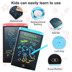 Estándar de calidad de Europa EN62115 Tablero de garabatos borrable 8,5 10 12 pulgadas Tableta de escritura Tablero de dibujo digital Juguetes de aprendizaje para niños - Product Image 2