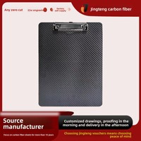 Planche à dessin A4 en fibre de carbone 3K personnalisable, ultra-légère et haute rigidité ; Porte-documents, planche à dessin 8K, bloc de croquis