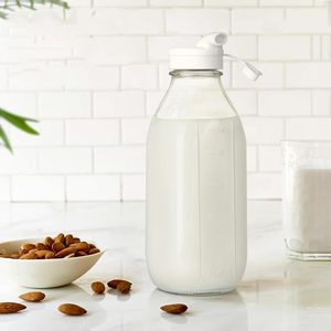 Ksnowqi 6 Pièces Bouteilles En Verre, Bouteilles De Lait
