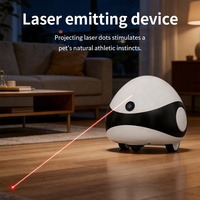 Robot de Juguete Interactivo para Gatos, Regalo Inteligente, Cámara para Mascotas, Robot de Compañía, Monitoreo Remoto por Aplicación