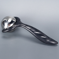 Bola de masaje con hielo de acero inoxidable impresa con logotipo personalizado, rodillo criogénico, herramienta de recuperación muscular a precio de fábrica, cintura, cuerpo, muñeca, cuello y pie