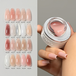 MRNAIL Nude Color Strukturelles UV-<span class=keywords><strong>Gel</strong></span> Nagel verlängerung Schnellt rockn endes Gelee-<span class=keywords><strong>Gel</strong></span> für Nagels tudios - Product Image 6