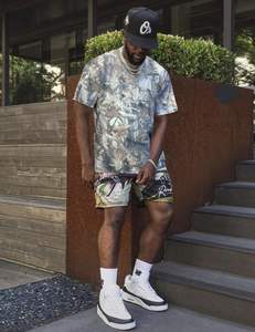 เสื้อยืดคอกลมผู้ชายรุ่นใหม่ปี 2026 ลายใบไม้แห้ง แห้งเร็ว แฟชั่นทันสมัย เสื้อยืดผ้าฝ้ายผสมโพลีเอสเตอร์ - Product Image 5