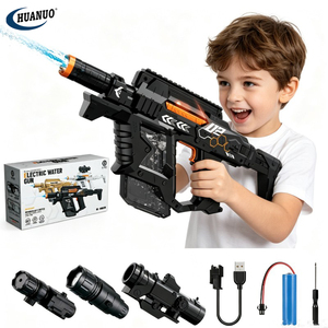Pistolet à eau électrique puissant de haute qualité avec lumière, grande capacité, pour enfants, idéal pour l'extérieur - Product Image 1