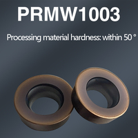 Plaquettes de fraisage indexables en carbure de tungstène JIMMY RPMW1003 avec revêtement DLC pour tours CNC, applications acier dureté HRC50