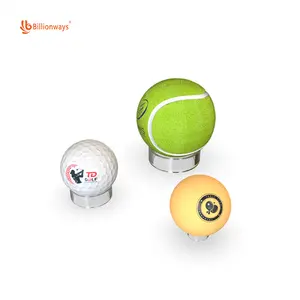 Sport Ball Display Rack Baseball Display Stand Ball Display Holder for Baseball Golf Softball Tennis