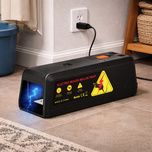 Trampa Eléctrica <span class=keywords><strong>para</strong></span> <span class=keywords><strong>Ratas</strong></span> de Alta Eficiencia, Eliminador de Ratones Instantáneo e Inteligente, Funcionamiento con Batería, Trampa <span class=keywords><strong>para</strong></span> Roedores Automática y Humana - Product Image 1