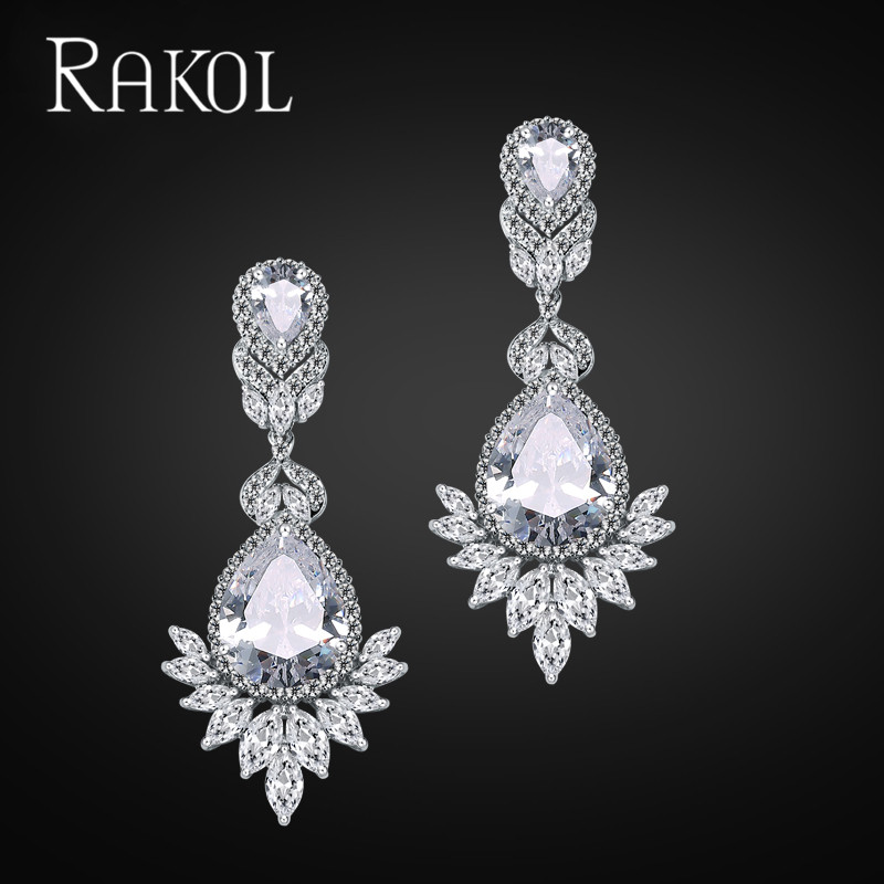 white gold clear stone