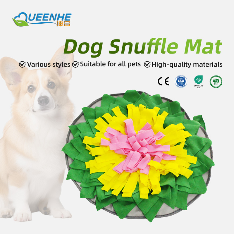Dog Snuffle Mat Round Snack Feeding
