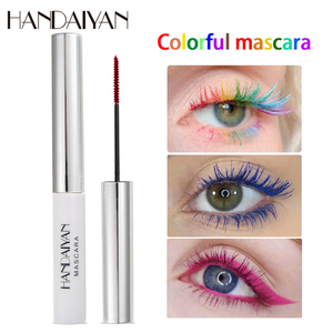 Máscara de Pestañas de Color, Resistente al Agua, Secado Rápido, Riza y Alarga las Pestañas, Maquillaje de Ojos, Azul, Verde, Rojo, Morado, Negro, Blanco - Product Image 3